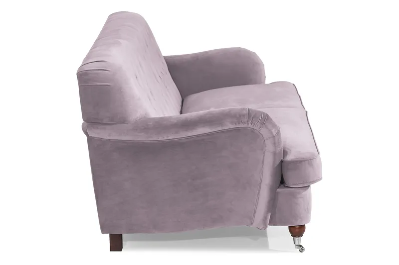 Howard Riviera 3-sits Sammetssoffa - Lila - Products - Möbler - Soffa - 3 sits soffa