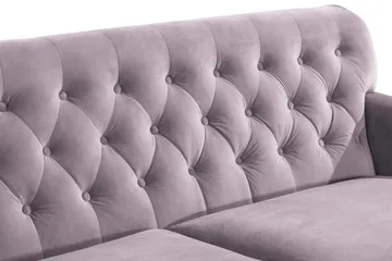 Howard Riviera 3-sits Sammetssoffa - Lila - Products - Möbler - Soffa - 3 sits soffa