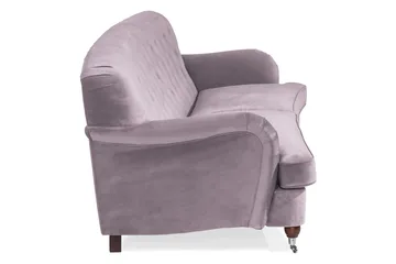 Howard Riviera 3-sits Svängd Sammetssoffa - Lila - Products - Möbler - Soffa - 3 sits soffa