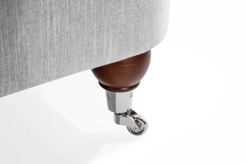 Howard Riviera 3-sits Svängd Tygsoffa - Grå - Products - Möbler - Soffa - 3 sits soffa