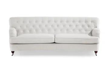 Howard Riviera 3-sits Svängd Tygsoffa - Ljusgrå - Products - Möbler - Soffa - 3 sits soffa