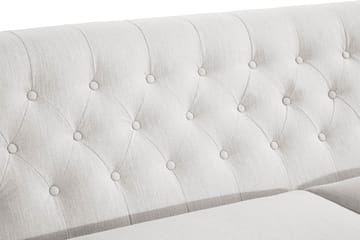 Howard Riviera 3-sits Svängd Tygsoffa - Ljusgrå - Products - Möbler - Soffa - 3 sits soffa