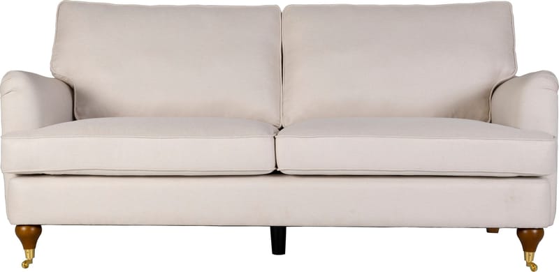 Howard Watford Deluxe soffa 2-sits - Beige tyg, Beige