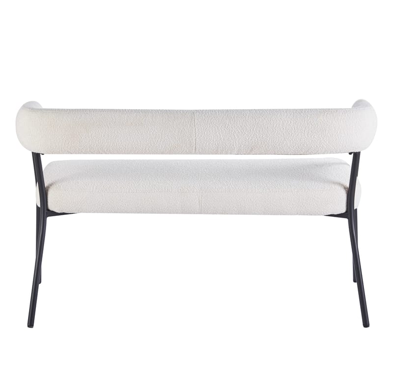 Kökssoffa Wilma i Bouclè - Beige - Products - Möbler - Soffa - Kökssoffa & pinnsoffa