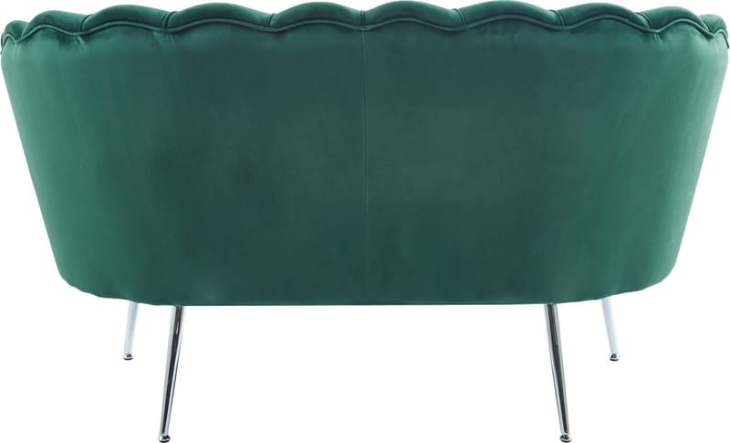 Kingsley 2-sits soffa grön sammet - Grön - Products - Möbler - Soffa - Sammetssoffa