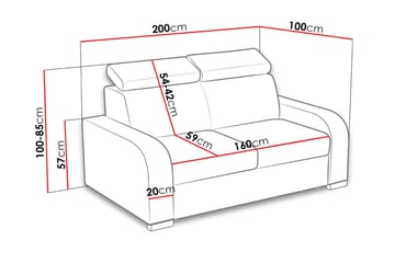 Lavona 3 Soffa - Brun - Products - Möbler - Soffa - 3 sits soffa