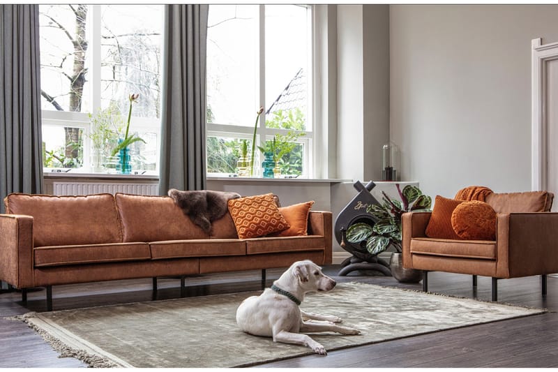 Lissbon 3-sits Soffa - Brun - Products - Möbler - Soffa - Skinnsoffa