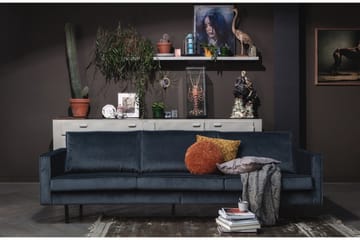 Lissbon 3-sits Soffa Sammet - Blågrön - Products - Möbler - Soffa - 3 sits soffa