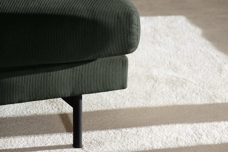 Menard 3-sits Djup Manchestersoffa - Grön - Products - Möbler - Soffa - 3 sits soffa