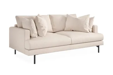 Menard 3-sits Djup Tygsoffa 205 cm bred - Beige - Products - Möbler - Soffa - 3 sits soffa