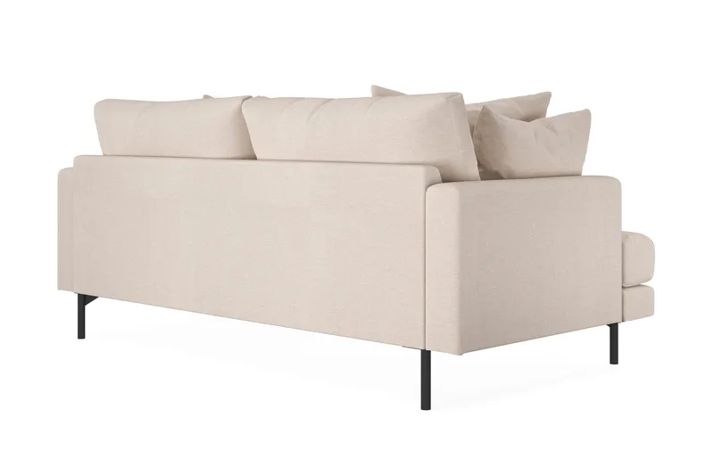 Menard 3-sits Djup Tygsoffa 205 cm bred - Beige - Products - Möbler - Soffa - 3 sits soffa