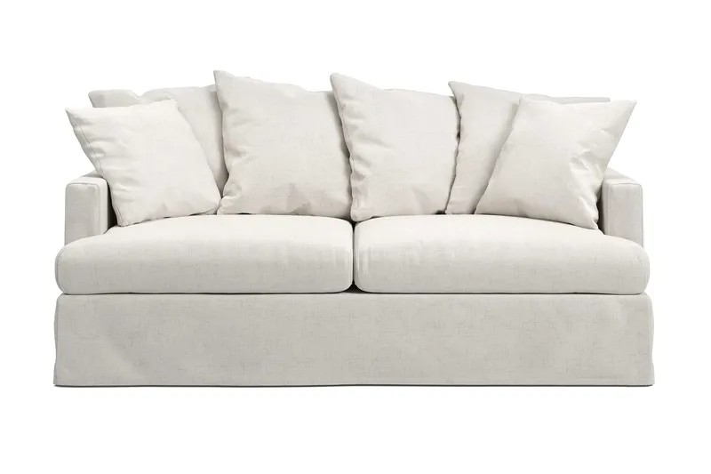 Menard 3-sits Djup Tygsoffa - Beige - Products - Möbler - Soffa - 3 sits soffa