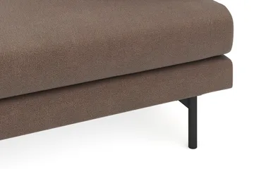 Menard 3-sits Djup Tygsoffa - Brun - Products - Möbler - Soffa - 3 sits soffa