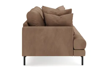 Menard 4-sits Djup Manchestersoffa - Brun - Products - Möbler - Soffa - 4 sits soffa