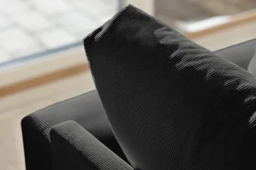 Menard 4-sits Djup Manchestersoffa - Grå - Products - Möbler - Soffa - 4 sits soffa