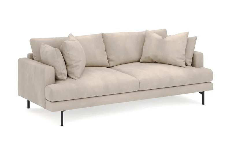 Menard 4-sits Djup Manchestersoffa - Greige - Products - Möbler - Soffa - 4 sits soffa
