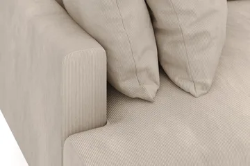 Menard 4-sits Djup Manchestersoffa - Greige - Products - Möbler - Soffa - 4 sits soffa