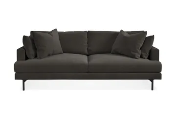 Menard 4-sits Djup Manchestersoffa - Mörkgrå - Products - Möbler - Soffa - 4 sits soffa