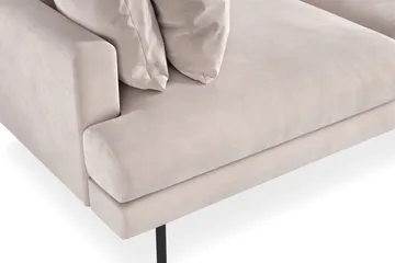 Menard 4-sits Djup Sammetssoffa - Beige - Products - Möbler - Soffa - Sammetssoffa