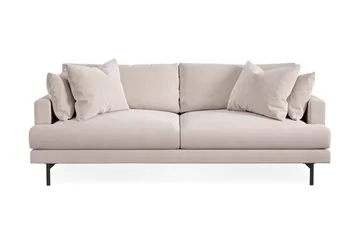 Menard 4-sits Djup Sammetssoffa - Beige - Products - Möbler - Soffa - Sammetssoffa