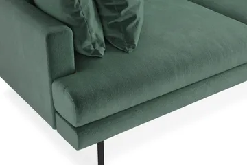 Menard 4-sits Djup Sammetssoffa - Mörkgrön - Products - Möbler - Soffa - Sammetssoffa