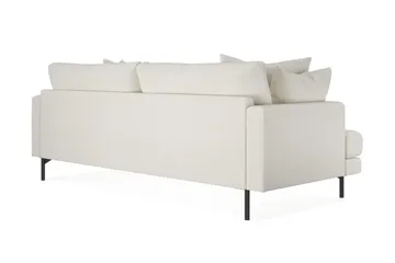 Menard 4-sits Djup Soffa i Bouclé - Vit - Products - Möbler - Soffa - 4 sits soffa