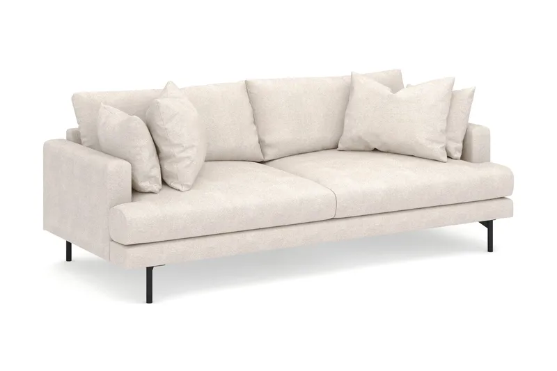 Menard 4-sits Djup Tygsoffa - Beige - Products - Möbler - Soffa - 4 sits soffa