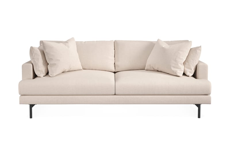 Menard 4-sits Djup Tygsoffa - Beige - Products - Möbler - Soffa - 4 sits soffa