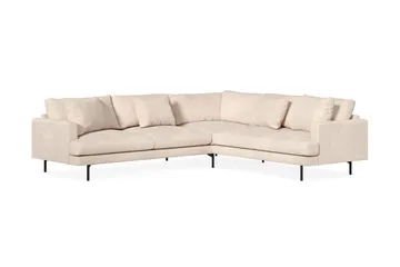 Menard 6-sits Högervänd L-formad Hörnsoffa i Manchester - Beige - Products - Möbler - Soffa - Hörnsoffa