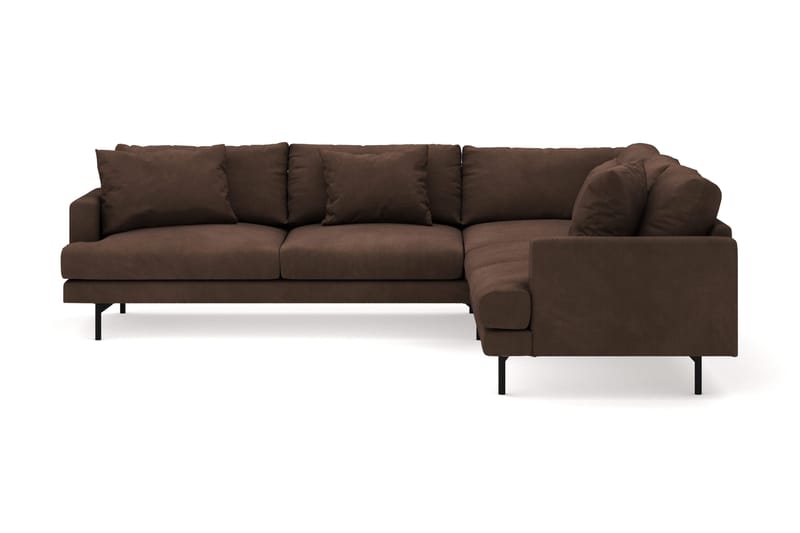 Menard 6-sits Högervänd L-formad Hörnsoffa i Manchester - Brun - Products - Möbler - Soffa - Hörnsoffa