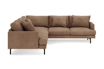 Menard 6-sits Högervänd L-formad Hörnsoffa i Manchester - Brun - Products - Möbler - Soffa - Hörnsoffa