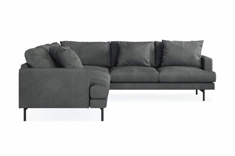 Menard 6-sits Högervänd L-formad Hörnsoffa i Manchester - Grå - Products - Möbler - Soffa - Hörnsoffa