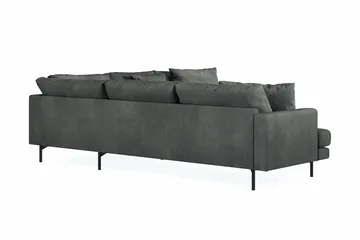 Menard 6-sits Högervänd L-formad Hörnsoffa i Manchester - Grå - Products - Möbler - Soffa - Hörnsoffa