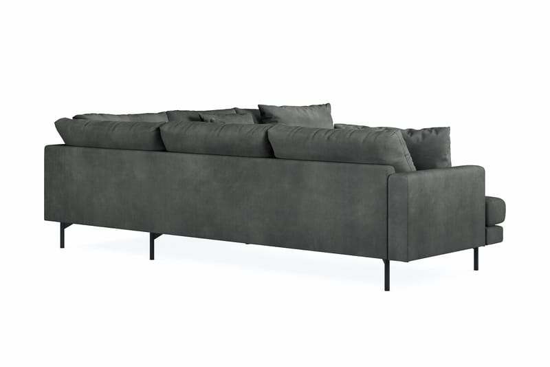 Menard 6-sits Högervänd L-formad Hörnsoffa i Manchester - Grå - Products - Möbler - Soffa - Hörnsoffa