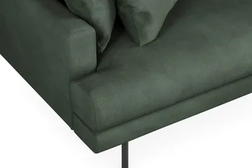 Menard 6-sits Högervänd L-formad Hörnsoffa i Manchester - Grön - Products - Möbler - Soffa - Hörnsoffa