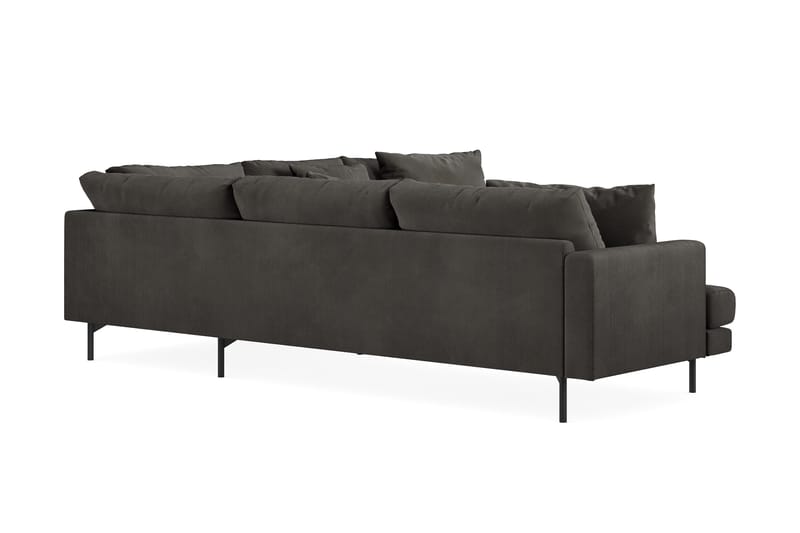 Menard 6-sits Högervänd L-formad Hörnsoffa i Manchester - Mörkgrå - Products - Möbler - Soffa - Hörnsoffa