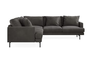 Menard 6-sits Högervänd L-formad Hörnsoffa i Manchester - Mörkgrå - Products - Möbler - Soffa - Hörnsoffa