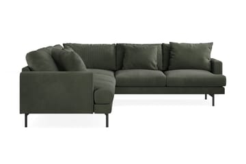 Menard 6-sits Högervänd L-formad Hörnsoffa i Manchester - Mörkgrön - Products - Möbler - Soffa - Hörnsoffa