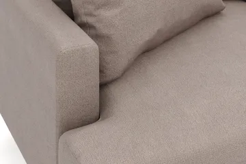 Menard 6-sits Högervänd L-formad Hörnsoffa i Tyg - Brun - Products - Möbler - Soffa - Hörnsoffa