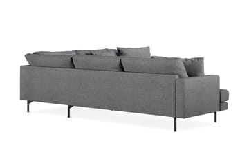 Menard 6-sits Högervänd L-formad Hörnsoffa i Tyg - Mörkgrå - Products - Möbler - Soffa - Hörnsoffa