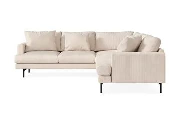 Menard 6-sits Vänstervänd L-formad Hörnsoffa i Manchester - Beige - Products - Möbler - Soffa - Hörnsoffa