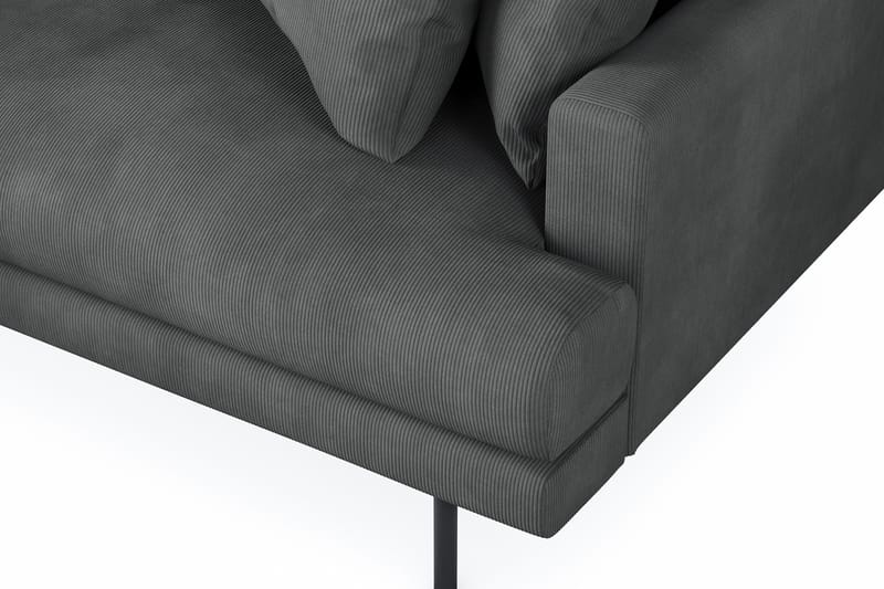 Menard 6-sits Vänstervänd L-formad Hörnsoffa i Manchester - Grå - Products - Möbler - Soffa - Hörnsoffa