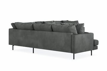 Menard 6-sits Vänstervänd L-formad Hörnsoffa i Manchester - Grå - Products - Möbler - Soffa - Hörnsoffa