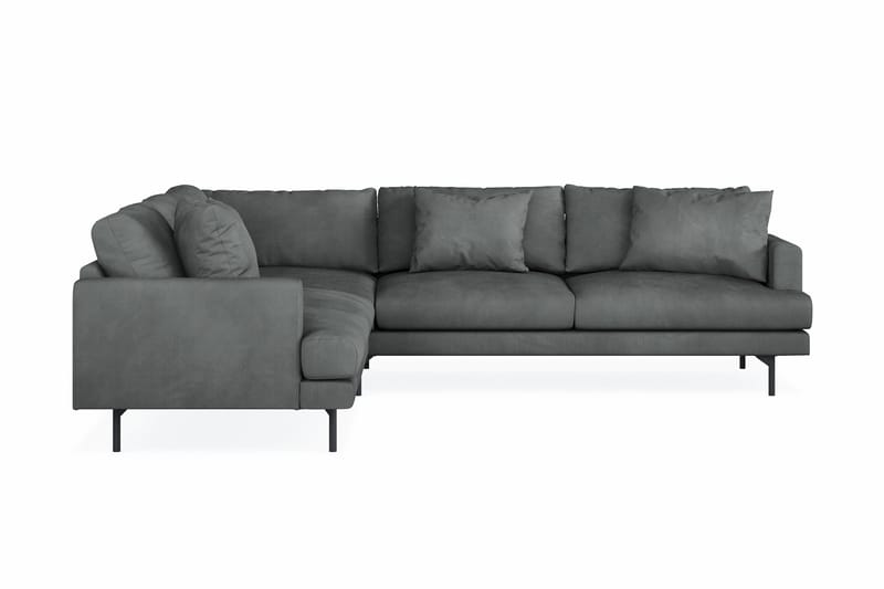 Menard 6-sits Vänstervänd L-formad Hörnsoffa i Manchester - Grå - Products - Möbler - Soffa - Hörnsoffa