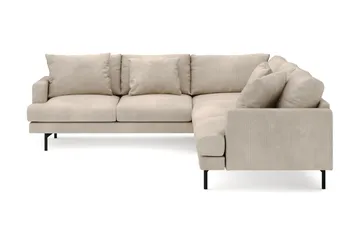 Menard 6-sits Vänstervänd L-formad Hörnsoffa i Manchester - Greige - Products - Möbler - Soffa - Hörnsoffa