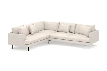 Menard 6-sits Vänstervänd L-formad Hörnsoffa i Tyg - Beige - Products - Möbler - Soffa - Hörnsoffa