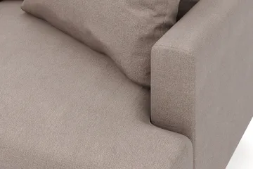 Menard 6-sits Vänstervänd L-formad Hörnsoffa i Tyg - Brun - Products - Möbler - Soffa - Hörnsoffa