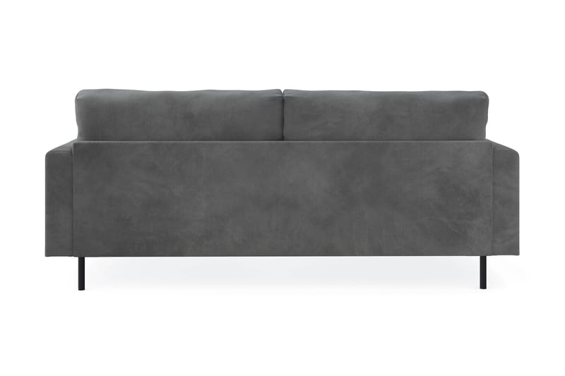 Menard Compact 3-sits Manchestersoffa - Grå - Products - Möbler - Soffa - 3 sits soffa