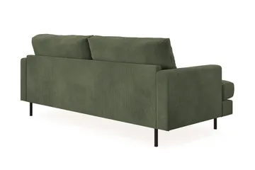 Menard Compact 3-sits Manchestersoffa - Grön - Products - Möbler - Soffa - 3 sits soffa