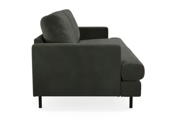Menard Compact 3-sits Manchestersoffa - Mörkgrön - Products - Möbler - Soffa - 3 sits soffa